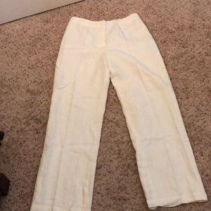 White Linen Pants